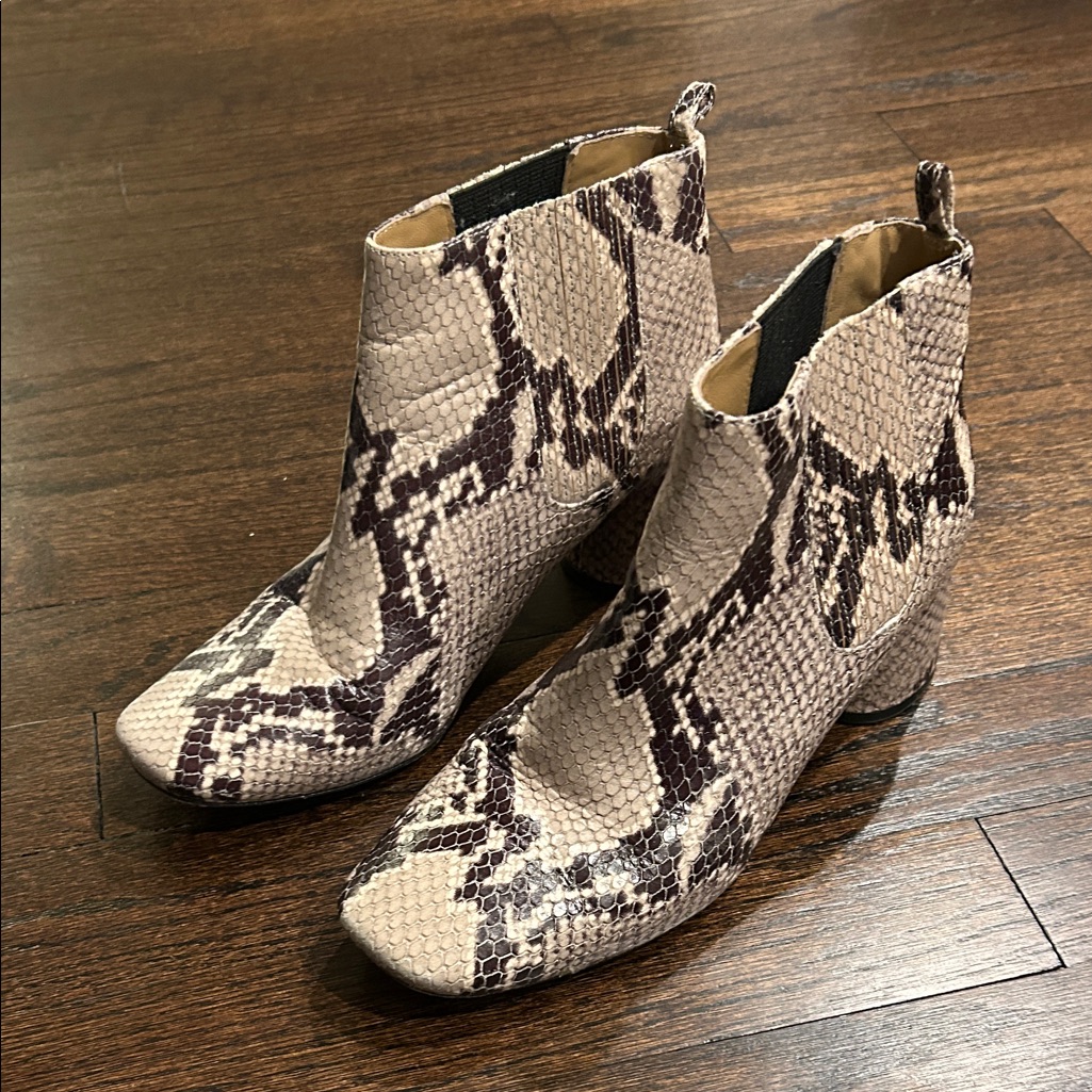 Marc Jacobs Women’s Snakeskin Ankle Boot Size 35